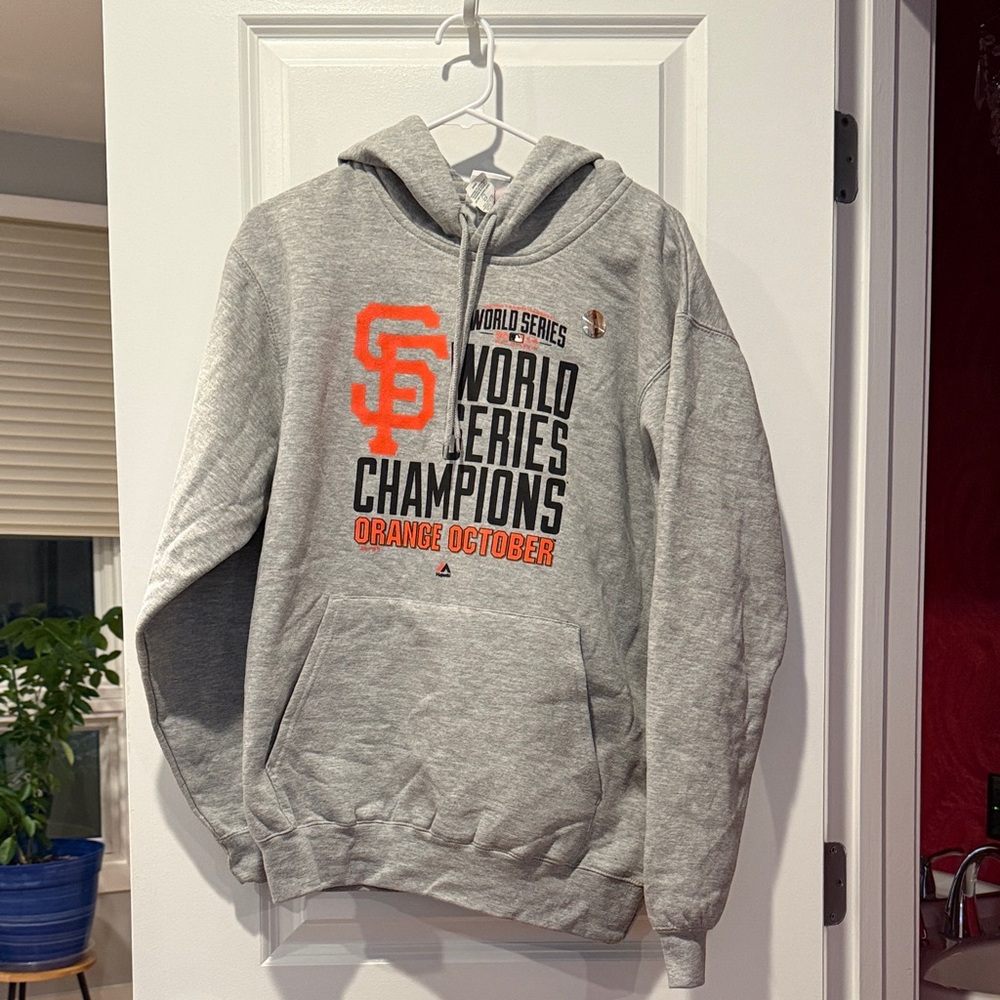 Gray World Series Champions Hoodie
